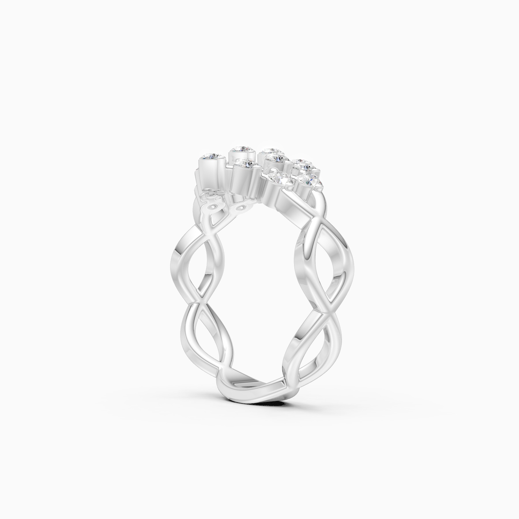 Blooming Spark Lab Grown Diamond Ring
